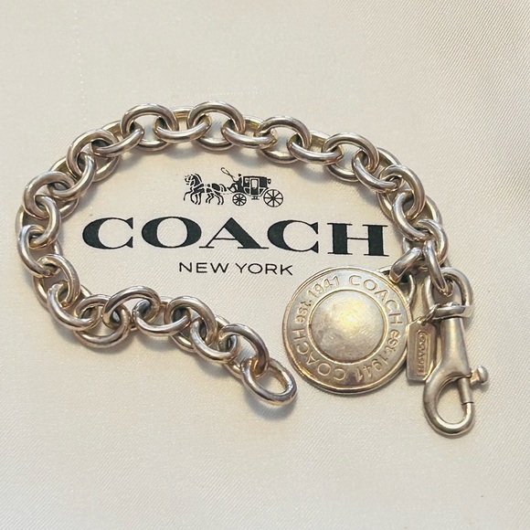 Coach 925 Sterling Silver Charm Bracelet - Picture 14 of 14